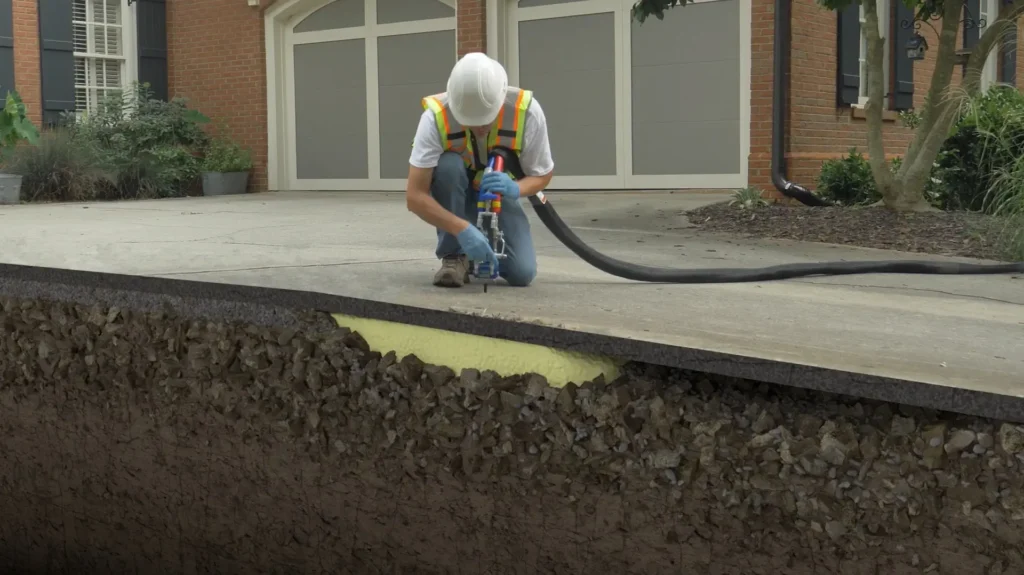 What To Expect During Polyfoam Lifting Services PolyFoam Solutions Concrete Crack Repair Syracuse, UT / Concrete Lifting in Clinton, UT
