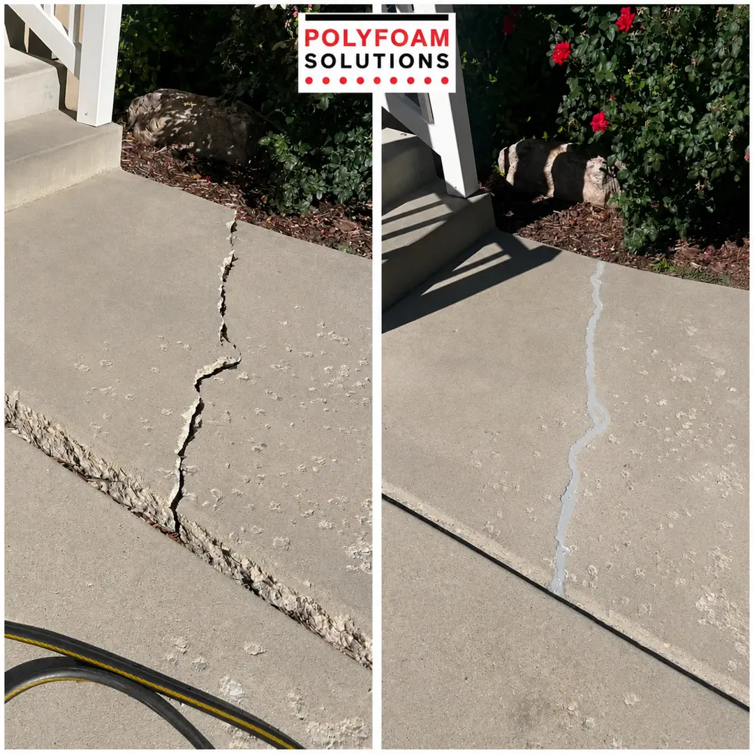 Front Walkway Lift Project in Bountiful, Utah